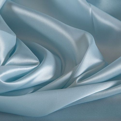 Ткань подкладочная 045-17178 ментолово-голубой однотонный