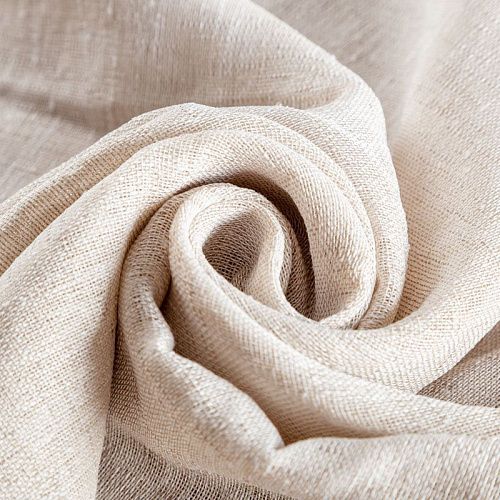 Тюль 05-01-02566 экрю однотонный