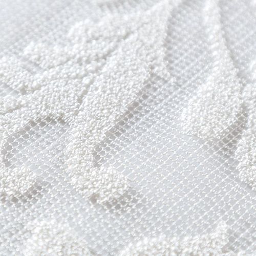 Тюль жаккардовый h-90 см Т292-01-236 молочный 