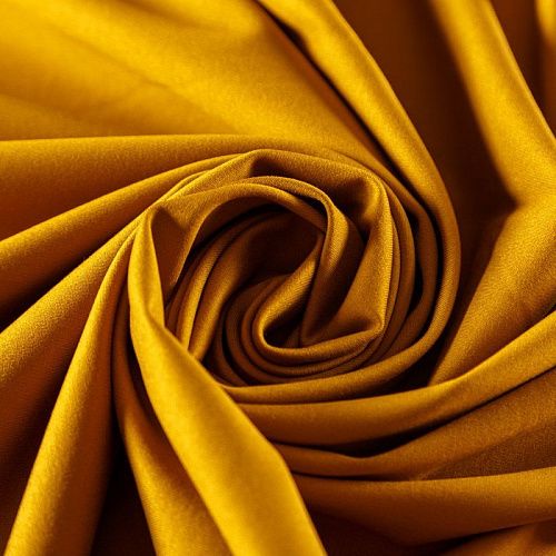 Джерси 014-03802 горчично-желтый однотонный