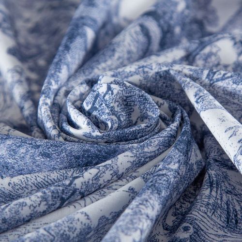 Хлопок 063-20004 белый принтованный