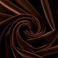 Бархат 002-06320 молочный шоколад однотонный