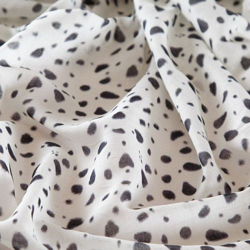 Батист 003-16557 молочный принтованный