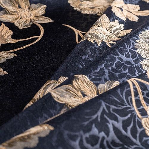 Ткань портьерная жаккард Т291-02-59 черный