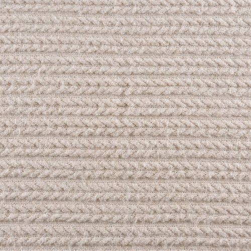 Трикотаж вязаный 056-11854 экрю однотонный