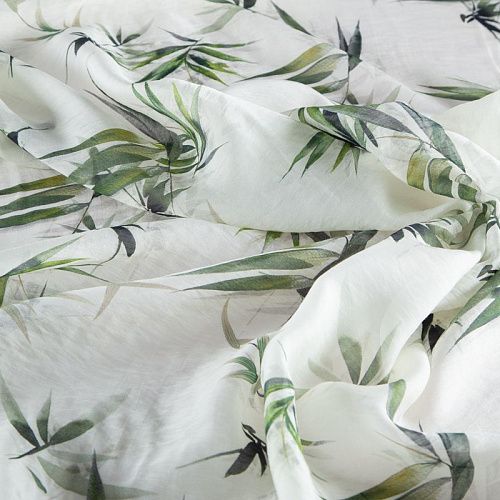 Тенсел 053-20617 молочный принтованный