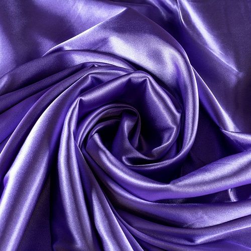 Креп-сатин К33-858 сиреневый однотонный
