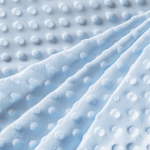 Плюш Minky 044-05477 бледно-голубой однотонный