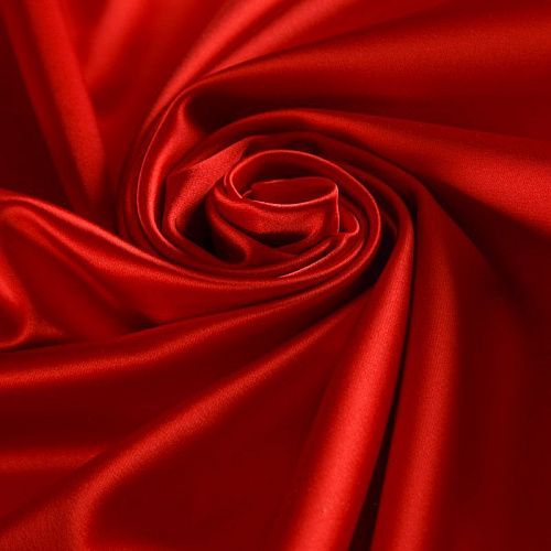 Атлас ватуссо Versace 001-16453 темно-красный однотонный