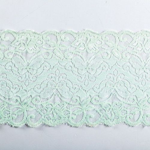 Кружево эластичное 170 мм Ф01-0075 зеленая мята