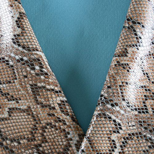 Экокожа на трикотажной основе 070-12012 бежевый