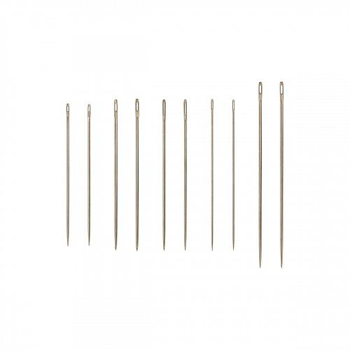 Иглы Gamma для ручного шитья №1 NIR-35 10шт