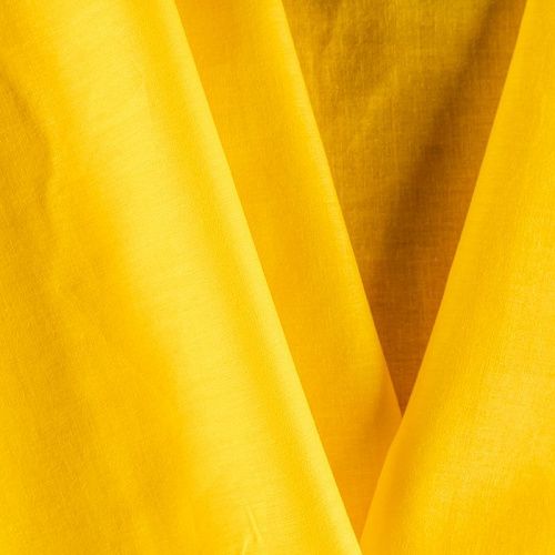 Хлопок-вуаль К28-597 желтый шафрановый однотонный