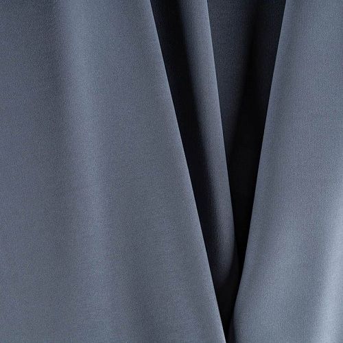 Креп К16-320 серо-стальной однотонный