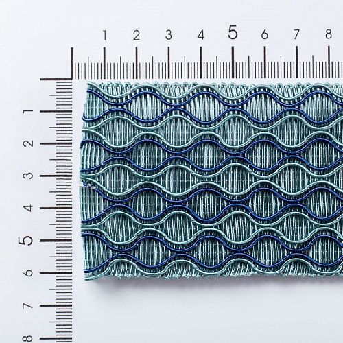 Бордюр жаккардовый 6 см 0000-357-104-015 темно-бюрюзовый 