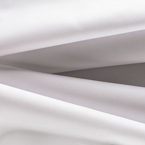 Ткань портьерная сатин h-305 см 16-02-00543 белый однотонный