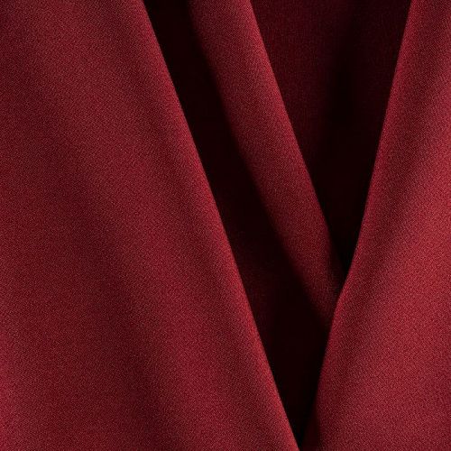 Габардин К33-827 бордовый однотонный