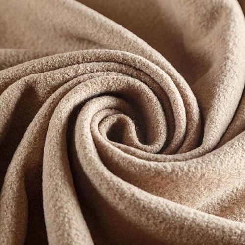 Букле 006-06396 песочный однотонный