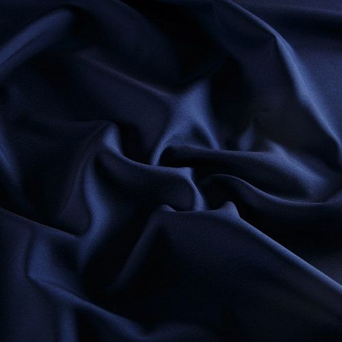 Ткань костюмная 025-15046 океанский синий однотонный