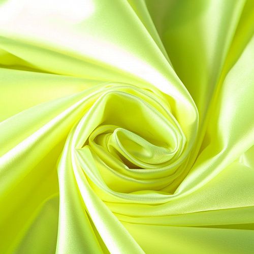 Атлас ватуссо К01-516 жетло-зеленый неон однотонный