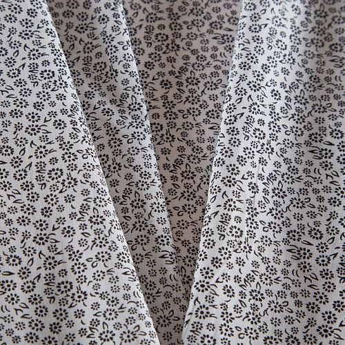 Батист 003-16619 белый принтованный