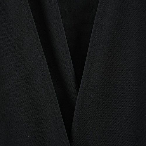 Трикотаж 056-11921 черный однотонный