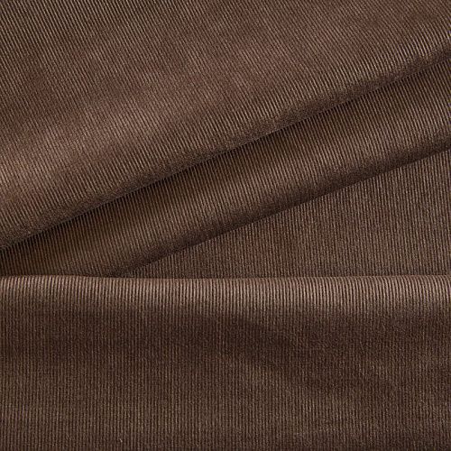Микровельвет вискозный 008-16254 орехово-коричневый однотонный