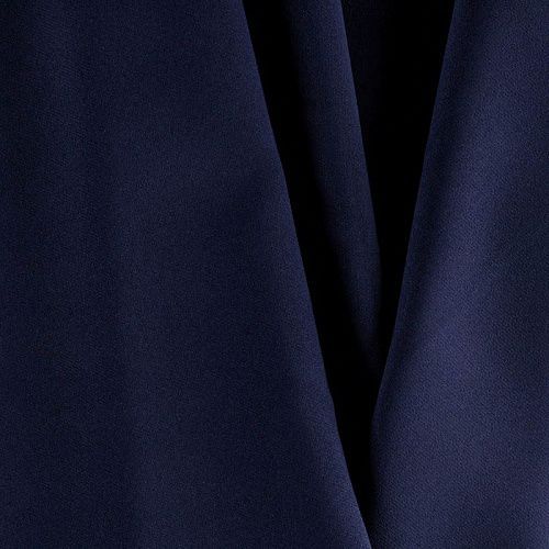 Креп К25-707 темно-синий однотонный