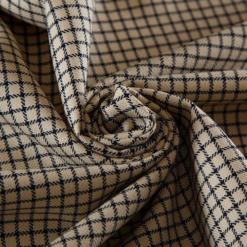 Шерсть костюмная Gucci 025-19091 песочный клетка