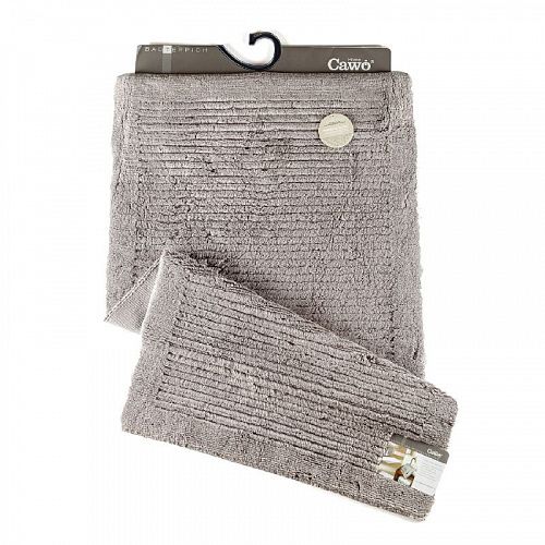 Коврик для ванной комнаты 70х120 см CAWO LUXUS 1002-779 графитовый