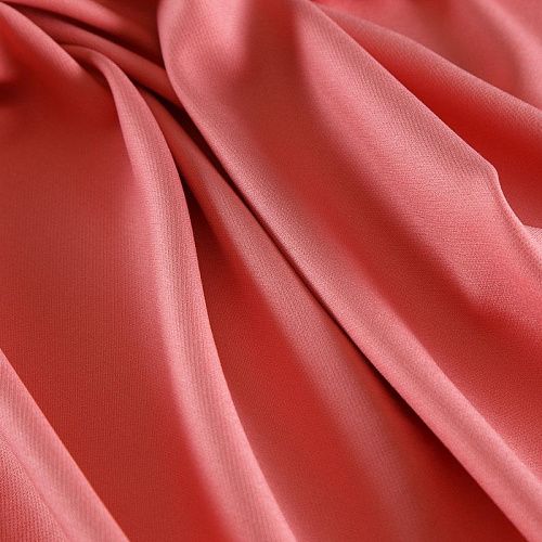 Креп стрейч 026-17242 креветка однотонный