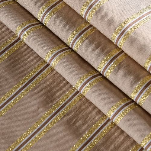 Хлопок с люрексом 009-11800 бежевый
