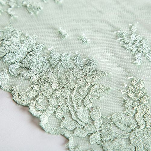 Кружево эластичное 270 мм Ф01-0082 светло-салатовый