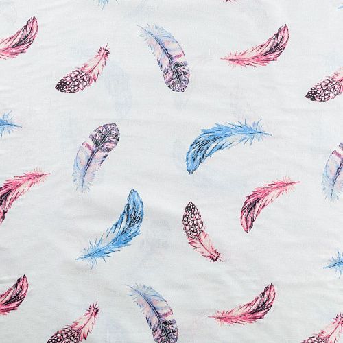 Перкаль ш.220 см 007-03521 белый принтованный