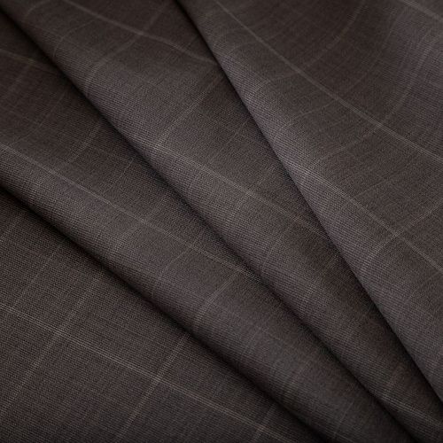 Ткань костюмная стрейч Fabiana Filippi 025-19293 песочный клетка