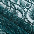Гипюр 012-05436 темно-изумрудный 