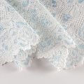 Кружево эластичное 110 мм Ф01-0091 бело-голубой