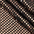 Трикотаж с пайетками 056-11080 черный/золото