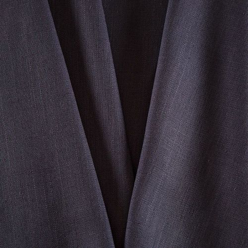 Лен-вискоза стрейч 035-17488 дымчато-серый однотонный