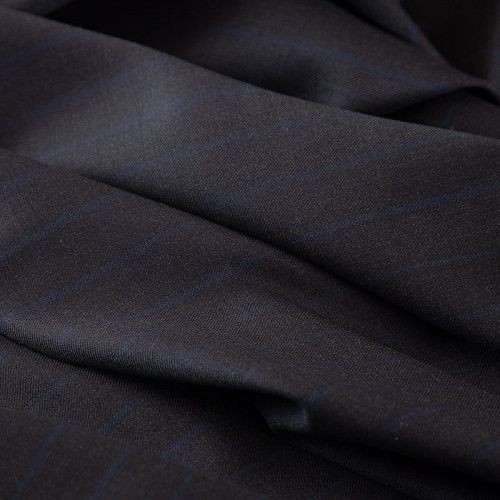 Ткань костюмная стрейч Balenciaga 025-19280 серый полоска