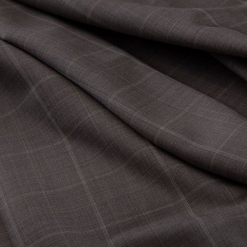 Ткань костюмная стрейч Fabiana Filippi 025-19293 песочный клетка