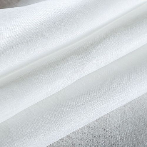 Лен натуральный 035-05801 молочный однотонный