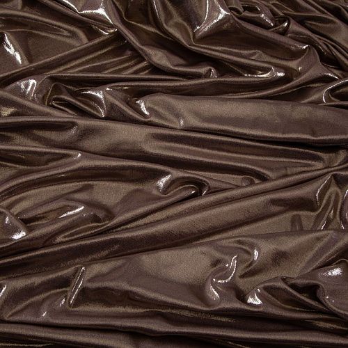 Трикотаж с напылением 056-19028 какао