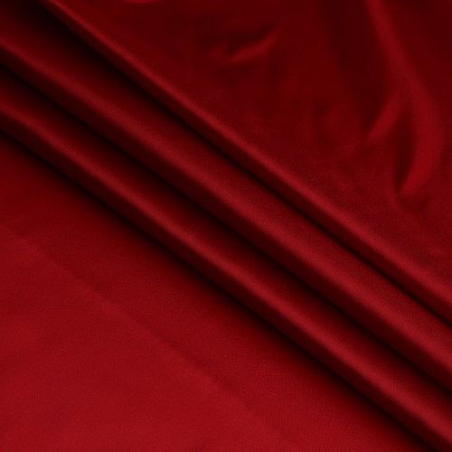 Ткань подкладочная стрейч 045-17207 темно-красный