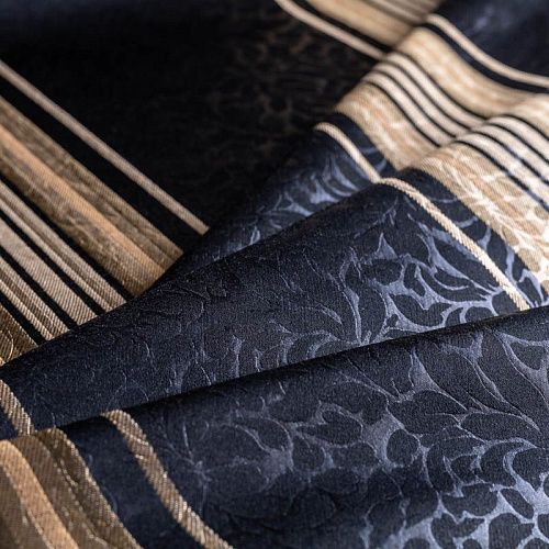 Ткань портьерная жаккард Т291-02-64 черный