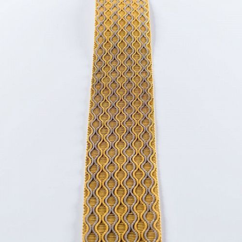 Бордюр жаккардовый 6 см 0000-357-104-016 горчичный 