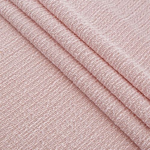 Твид шанель 052-15564 персиково-розовый однотонный