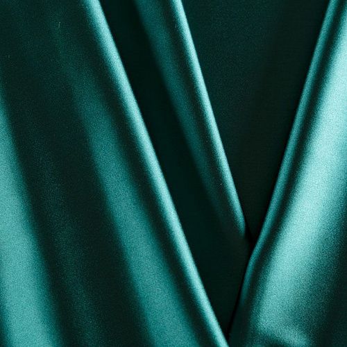 Сатин стрейч 001-07044 бутылочный зеленый однотонный