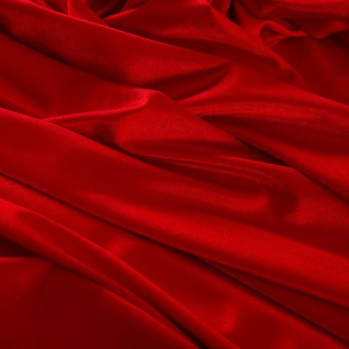 Лайкра 005-18601 красный однотонный