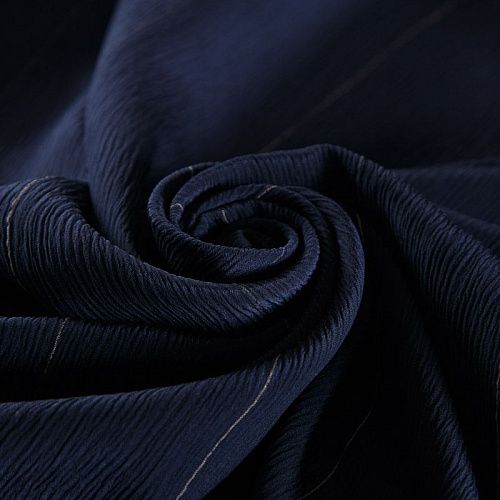 Шелк-жатка натуральный Gucci 064-16144 темно-синий